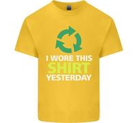 I Wore This Ieri Divertente Ambientali T-Shirt Ragazzi Ragazze
