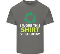 I Wore This Ieri Divertente Ambientali T-Shirt Ragazzi Ragazze