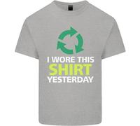 I Wore This Ieri Divertente Ambientali T-Shirt Ragazzi Ragazze