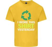 I Wore This Ieri Divertente Ambientali T-Shirt Ragazzi Ragazze