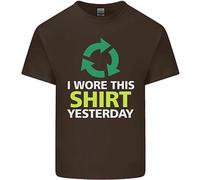 I Wore This Ieri Divertente Ambientali T-Shirt Ragazzi Ragazze