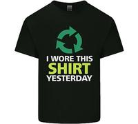 I Wore This Ieri Divertente Ambientali T-Shirt Ragazzi Ragazze