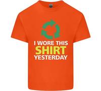 I Wore This Ieri Divertente Ambientali T-Shirt Ragazzi Ragazze