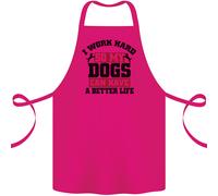 I Work Hard Cosi My Cani Better Life Divertente Cotone Grembiule 100% Biologico