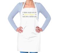 I Work Hard Per My Tedesco Pastore - Unisex Adulti Grembiule - Cani Pupazzo
