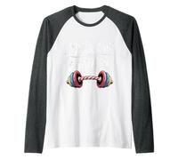 I Work out To Eat More Palestra Equilibrio Fitness - Maglia con Maniche Raglan