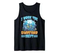 I Work The Graveyard Shift Night Noctural Worker Canotta