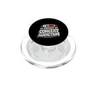 I Work To Support My Concert Addiction Fan della musica - PopSockets PopGrip per MagSafe