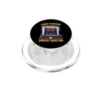 I Work To Support My Concert Addiction Fan della musica - PopSockets PopGrip per MagSafe