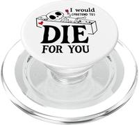 I Would Pretend Die for Ya You Valentines Couple Anniversary PopSockets PopGrip per MagSafe