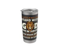 I would Rather Stand With God - Christian Faith Religious Bicchiere termico in acciaio inox doppia parete