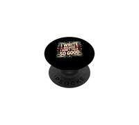 I Write Because I Don't Talk So Good Scrittore Autore PopSockets PopGrip Adesivo