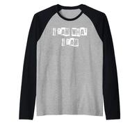 I Yam Quello Che Io Yam Maglia con Maniche Raglan
