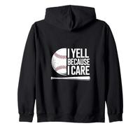 I Yell Because I Care Felpa con Cappuccio