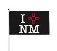 I Zia Sun New Mexico Bandiere Colore Vivido Bandiera Resistente Alle Intemperie Flag Per Cortile Prato Portico 3X5Ft