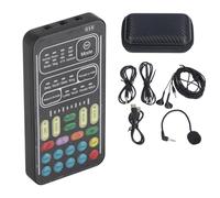 I9 Voice Changer Set Multifunzione Portatile Registrazione Mini Scheda Audio per Game Anchor Registrazione Computer (versione inglese)