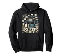 IA Ha Rubato Il Mio Sonno Divertente Prompt Engineer Felpa con Cappuccio