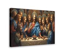 IADNG Poster di Gesù e gli Apostoli su tela, decorazione per camera da letto, paesaggio decorativo, regalo, 20 x 30 cm
