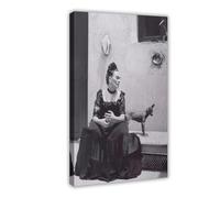 IADNG Poster su tela con immagine di Carlo e il cane, 40 x 60 cm