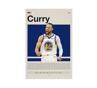 IADNG Poster su tela con Stephen Curry, Golden State Warriors, NBA, decorazione per camera da letto, paesaggio decorativo, regalo, 40 x 60 cm
