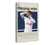 IADNG Poster su tela, motivo: Son Heung-min, Tottenham Hotspur, calciatore, decorazione per camera da letto, paesaggio decorativo, regalo, 40 x 60 cm