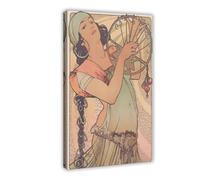 IADNG Salome, 1897, stampa su tela con Alphonse Mucha, decorazione per camera da letto, paesaggio decorativo, regalo, 50 x 75 cm