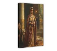 IADNG Stampa artistica su tela, motivo: imperatrice Teodora, decorazione per camera da letto, paesaggio, regalo, 20 x 30 cm