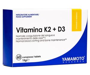 IAF NETWORK Srl YAMAMOTO RESEARCH VITAMINA K2+D3 60 COMPRESSE