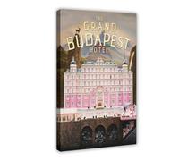 IAGHRT Poster del film The Grand Budapest Hotel su tela, decorazione per camera da letto, ufficio, camera da letto, regalo, 60 x 90 cm