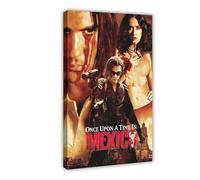 IAGHRT Poster su tela del film "C'era una volta in Messico", decorazione per camera da letto, ufficio, camera da letto, regalo, 50 x 75 cm