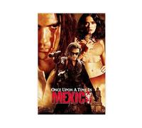 IAGHRT Poster su tela del film "C'era una volta in Messico", decorazione per camera da letto, ufficio, stanza, regalo, 60 x 90 cm