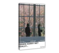 IAGHRT Poster su tela del film "When Harry Met Sally, decorazione per camera da letto, ufficio, camera da letto, regalo, 40 x 60 cm