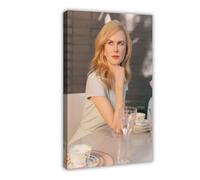IAGHRT Poster su tela di Nicole Kidman, decorazione per camera da letto, ufficio, stanza, regalo, 40 x 60 cm
