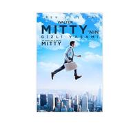 IAGHRT Poster su tela, motivo: La vita segreta di Walter Mitty, decorazione per camera da letto, ufficio, camera da letto, regalo, 40 x 60 cm