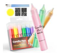 iaHOME 12 Penne a Cera per Candele, 30 ml, per Fai Da Te, Ideali per Decorare Candele