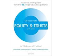 Iain McDonald Anne Street Equity and Trusts Concentrate (Tascabile) Concentrate