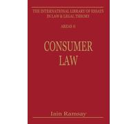 Iain Ramsay Consumer Law (Copertina rigida)