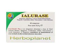 Herboplanet Integratore Ialurase Plus - Benessere Ossa e Muscoli - 48 compresse