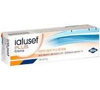Ialuset Plus Crema 25g - Per il trattamento di ferite infette e ustioni, con acido ialuronico ad azione idratante, e Sulfadiazina argentica che protegge dalla contaminazione batterica