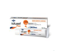 Ialuset Plus Crema 25g - Per il trattamento di ferite infette e ustioni, con acido ialuronico ad azione idratante, e Sulfadiazina argentica che protegge dalla contaminazione batterica