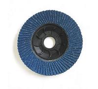 IAM 40 Pezzi Flap Disc | Dischi Lamellari Professionali Zirconio | Blu | 115 mm | Grana 40-60-80-120 | Dischi Abrasivi | Disco Lamellare | Rondelle Dentellate | Per Smerigliatrice Angolare