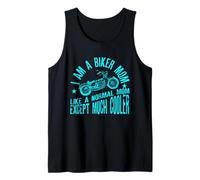IAM A Biker Mom Motorcyle Frase per Donna Canotta