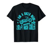 IAM A Biker Mom Motorcyle Frase per Donna Maglietta