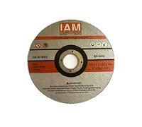 IAM- Dischi abrasivi da taglio | Mole abrasive da Taglio in Metallo e Acciaio Inossidabile | 115x1,2x 22 | 125x1,2x22 | per Smerigliatrici da Taglio o Angolare (125x1,2 25 Pezzi)