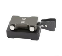 Iambic Dual Paddle Keyer per Morse per il codice di allenamento per il funzionamento cw - Tensione regolabile Onde corte Radio Key 955g Peso Blu Rosso Grigio (Grigio)