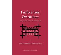 John F. Finamore Iamblichus De Anima (Tascabile)