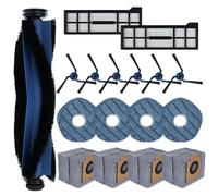 iAmoy X10 Pro Recambi Accessori per eufy X10 Pro Omni Robot Aspirapolvere, 1 Spazzola Rotante, 6 Spazzole Laterali, 2 Filtri HEPA, 4 Panni, 4 Sacchetti per Polvere