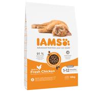 IAMS 2 x 10 / 15 kg Crocchette per gatto - Advanced Nutrition Kitten Pollo fresco (2 x 10 kg)