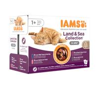 IAMS Advanced Nutrition Adult Land & Sea Mix - 12 x 85 g in gelatina
