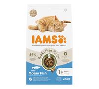 IAMS Advanced Nutrition senza cereali con Pesce oceanico Crocchette gatto - 2,5 kg